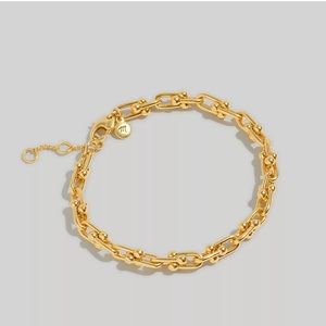 NWT Madewell Gold Chain-link Bracelet